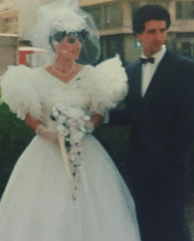 Vera Sahatciu With Her Husband On Wedding